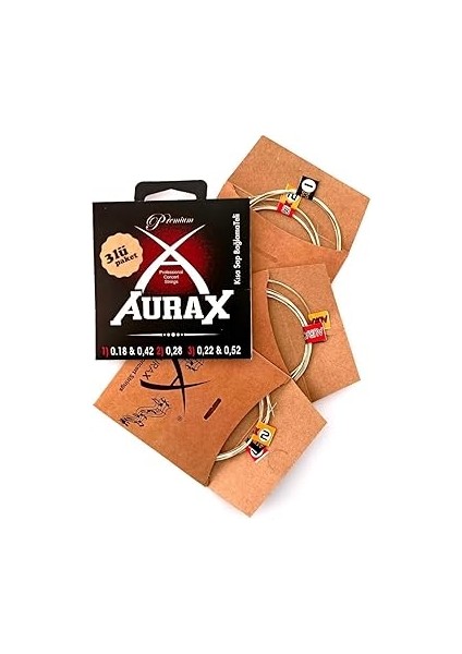 3ARX18 Üçlü Paket Kısa Sap Bağlama Teli 018 Profesyonel modelleri