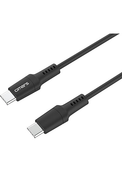 Type-C 3A Hızlı Şarj ve Data Kablosu Siyah - Hızlı Şarj, Usb-If Sertifikalı, Dayanıklı Tasarım indirimleri