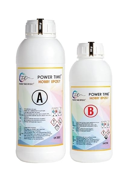 Tıme Epoxy 1500 Gram Hobby Epoxy Smart/şeffaf Epoksi Reçine Ince Döküm Hobi Epoksi