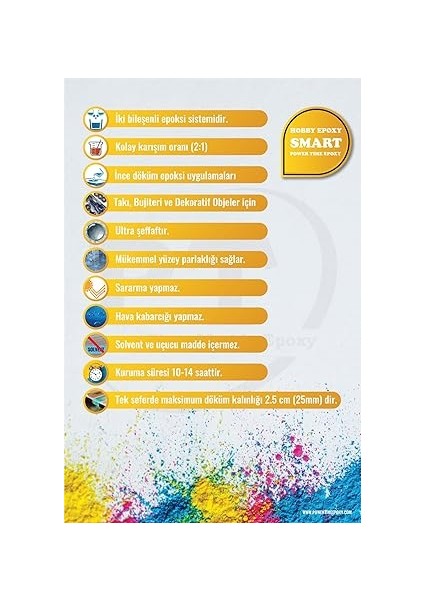 Tıme Epoxy 1500 Gram Hobby Epoxy Smart/şeffaf Epoksi Reçine Ince Döküm Hobi Epoksi fiyatları