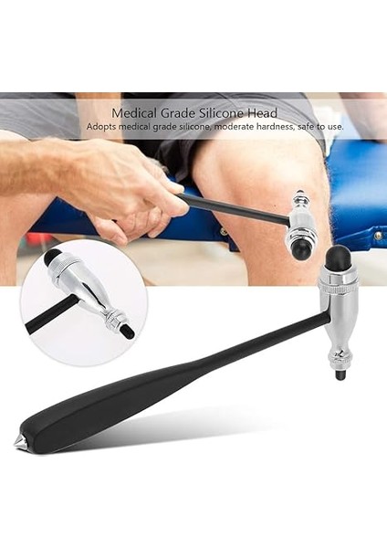 Nörolojik Refleks Tanısı ve Test Için Ergonomik Saplı Perküsyon Çekiç Kas Refleks Çekiç fırsatları