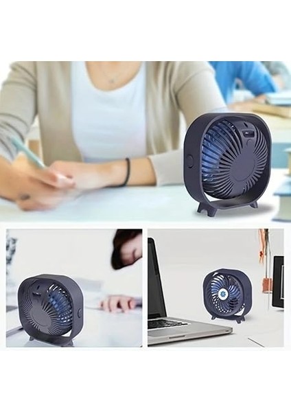 Vantilatör, Şarjlı Masaüstü Fan, 2000 Mah Batarya, Uzun Kullanım Süresi, 3 Kademeli Ayarlanır Güç Modu, Soğutucu Vantilatör, Sessiz Çalışma, Ergonomik Tasarım, Masaüstü Kullanım fırsatları
