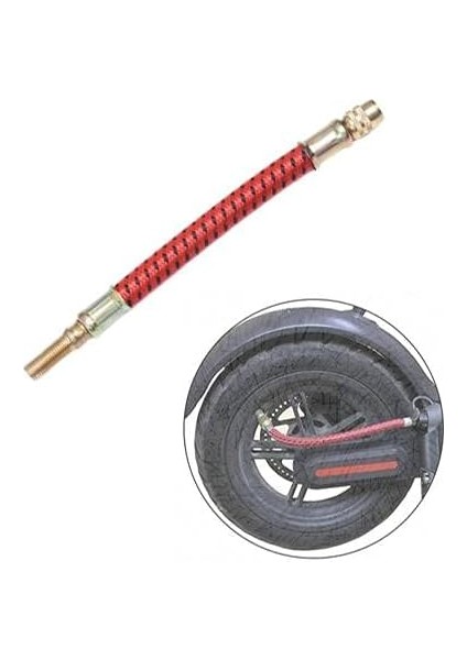 Elektrikli Scooter Için Lastik Şişirme Sübap Ağız Aparatı