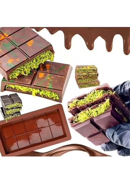 Dubai Çikolatası Kalıbı Silikon Çikolata Kalıbı modelleri
