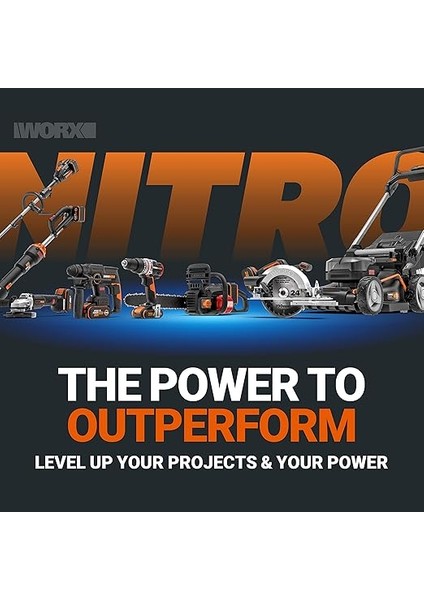 WG385E 40VOLT 4.0AH Li-Ion 40CM Profesyonel Şarjlı Kömürsüz Zincirli Testere fiyatları