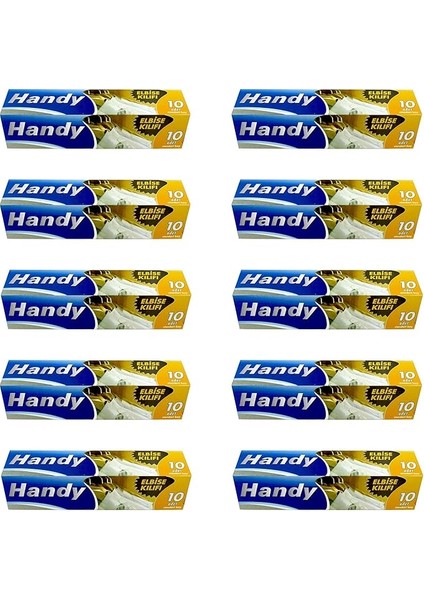 Vakumsuz Şeffaf Giyisi Elbise Ceket Mont Askı Kılıfı Poşeti Torbası - 10 Adetlik 10 Kutu