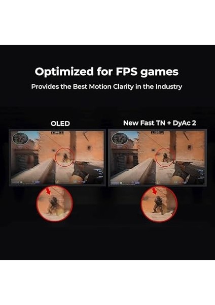 Zowıe XL2566X+, 24.1" Inç, Tn Panel, Full Hd (1920 x 1080), 400Hz, Dyac™2, Shield, S Switch, Black Equalizer, Color Vibrance, Low Blue Light, Flicker-Free, Vrr, K Locker, E-Spor Oyuncu Monitörü indirimleri