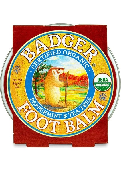 Ayak Balsamı (Peppermint &amp; Tea Tree) [0,75 Ons Tin]