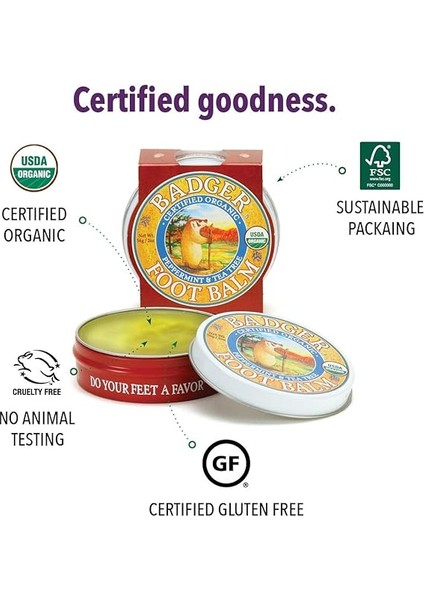 Ayak Balsamı (Peppermint &amp; Tea Tree) [0,75 Ons Tin] indirimleri