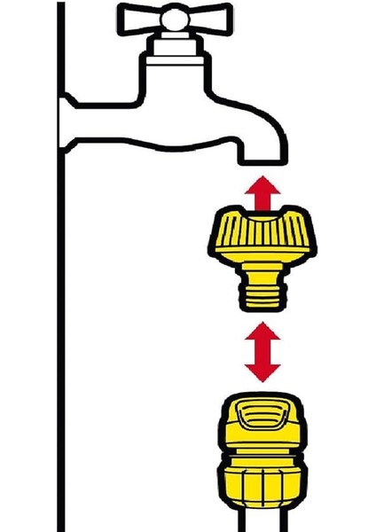 Musluk Adaptörü (G3/4 W/ G1/2) Çap Düşürücü fırsatları
