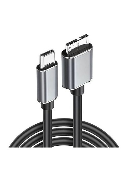 Type-C To Micro B 3.0 Şarj ve Data Veri Kablosu 5 Gbps 5V3A 50 cm - FC884