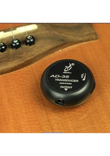 Ad-35 Mini Ses Pick-Up Piezo Amplifikatör Dönüştürücü Sopa Piezo Akustik Gitar Ukulele Keman Viyolonsel Banjo Için Pickup fiyatları