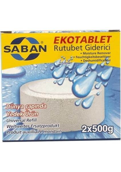 Nem Alıcı Rutubet Giderici Naturel Tablet (2X500GR) fiyatları