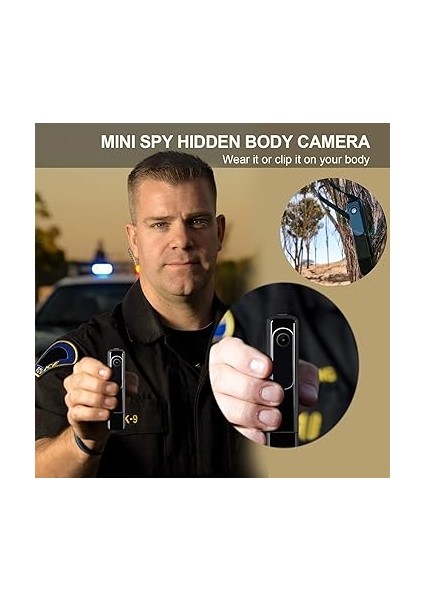 Camera Hd 1080P Giyilebilir Gizli Casus Kalem Kamerası Taşınabilir Polis Cep Kamerası Video USB Tek Tuşlu Hızlı Kameraları Ev Ofis Için 140° Geniş Açı Döngü Düşük Işık Foto Mod 240MAH Pil modelleri