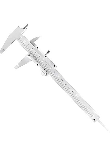 Home Analog Kumpas – 150 mm Karbon Çelik Gövde, 0.02 mm Hassasiyetli Ölçüm Aleti, Iç-Dış-Derinlik-Step Ölçüm Için Uygun Teknik Kaliper (Mekanik)