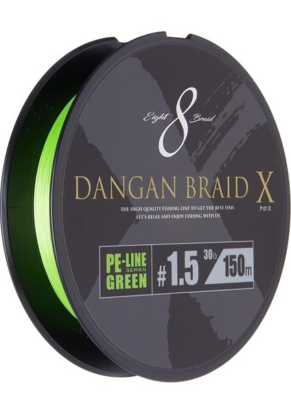 Craft Dangan x Braid Ip Dbx8 Pe 1.5/0.19MM/30LB/13.6KG/150 Metre Yeşil