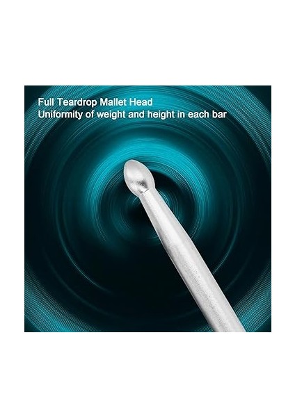 1 Çift Baget Alüminyum Alaşımlı 5A Baget Kaymaz Sap Metal Bagetler Performanslar Için Perküsyon Aksesuarları (Sılver) fırsatları