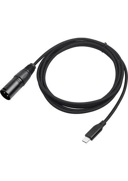 USB C Xlr Erkek Kablo, USB Tip C - Xlr Erkek Çıkış Kablosu, USB C Mikrofon Kablosu USB Tip-C Erkek - Xlr Erkek Kanal Kablosu Konnektörü Amplifikatör, Hoparlör, Mikser Konsolu Vb, 10FT
