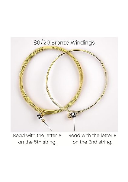 Venüs Akustik Gitar Teli Vag Sl 10-47 Super Light indirimleri