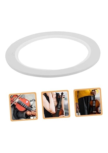 4 Adet Keman Sticker Bandı Keman Beyaz 3mm Müzik Aleti Klavye Bantları indirimleri