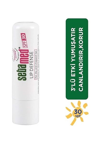 Kurumuş Çatlamış ve Hassas Dudaklar - Yoğun Nemlendiricili Lipbalm - Dudak Bakım Kremi 30 Spf 4,8 gr fırsatları