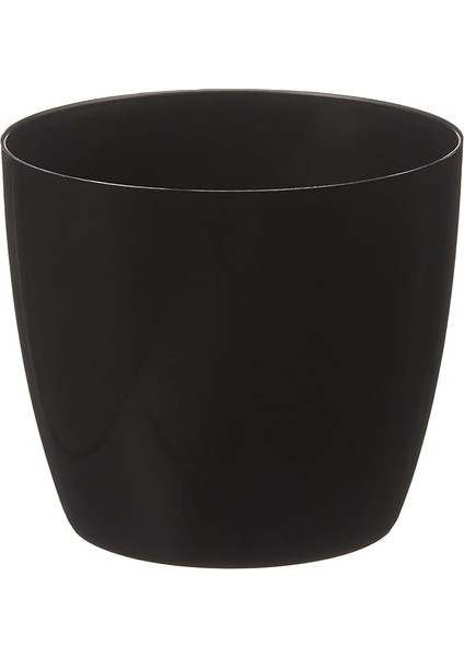 YK01 Yakut Saksı No:1 Drenaj Aparatı ile Birlikte, Siyah, 11CM, 0.68 Litre