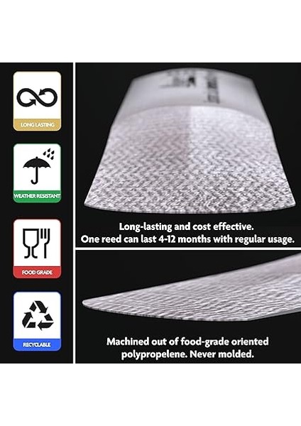 Reeds Premium Sentetik Woodwind Reed, Bb Klarnet, Imza, Mukavemet 2.00 (Bbss2.00) indirimleri