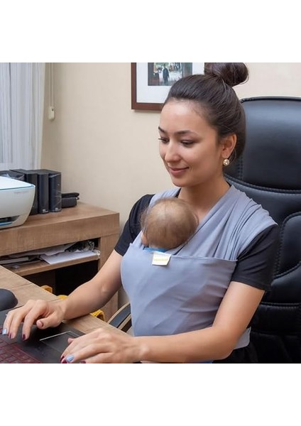 Wrap Sling Bebek Taşıma Şalı (Gri) indirimleri