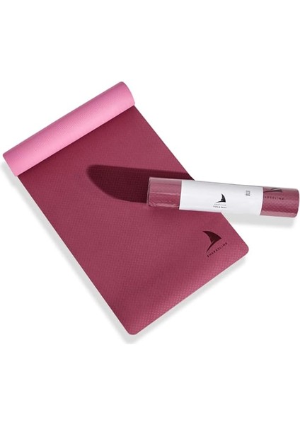 Tpe Premium Yoga Matı 5 mm | Pilates Minderi ve Yoga Kemeri Seti | Kaymaz, Ekstra Konforlu, Çevre Dostu