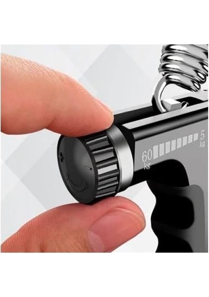 Yayı Ayarlanabili Sayaçlı 5-60 kg Dirençli Bilek ve Ön Kol Güçlendirici Egzersiz Aleti Ergonomik Tasarımlı Kavrama Geliştirici Spor Ekipmanı fırsatları