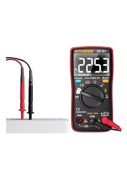 Aneng AN113D Akıllı Otomatik Ölçüm Gerçek-Rms Dijital Multimetre 6000 Direnç Diyot Süreklilik Test C fiyatları