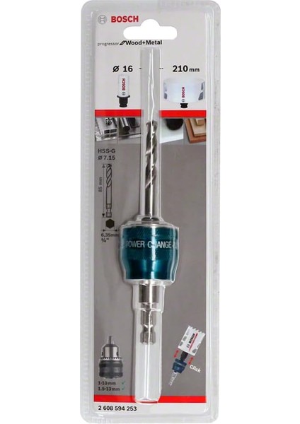 Accessories Power Change Plus Adaptör (3/8 Inç Altıgen Yuva, Hss-G Matkap 7,15 x 85 Mm, Delik Testeresi Aksesuarı) fiyatları