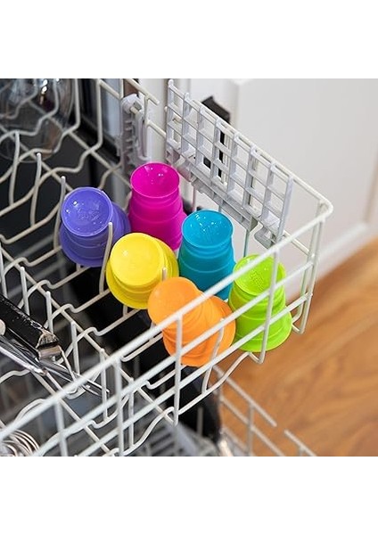 Brain Toys Suction Kupz - Bebekler ve Küçük Çocuklar Için Yaratıcı Dokunsal Öğrenme Oyuncakları indirimleri