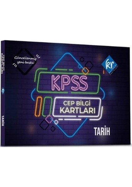 Tarih Cep Bilgi Kartları Kr Akademi Yayınları