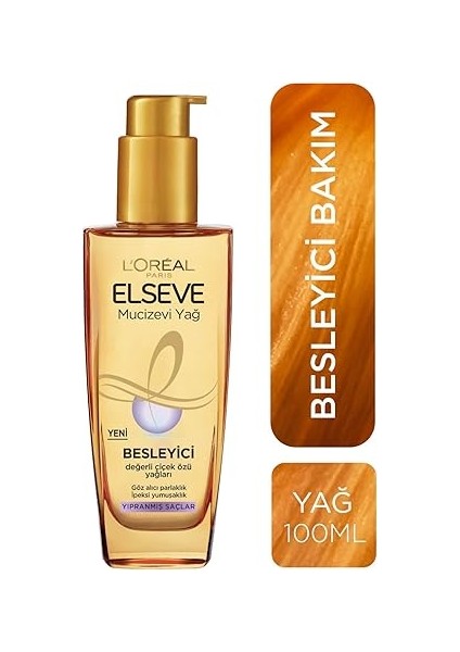Parıs Elseve Mucizevi Onarıcı Bakım Yağı 100 ml modelleri