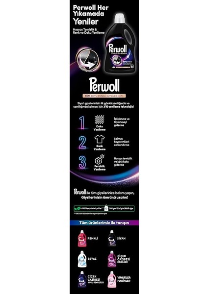 Siyahlar Için Hassas Sıvı Çamaşır Deterjanı 4 L, 1 Paket (1 x 3960 Ml) fırsatları