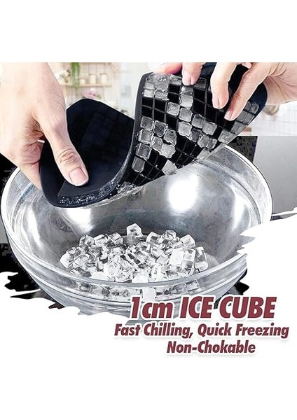 2 Adet Mini Buz Küpü Kalıbı, Silikon Buz Kalıbı, Küçük, Bpa Içermez Esnek fırsatları