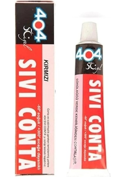 Sıvı Conta Kırmızı 45GR 300°C 404