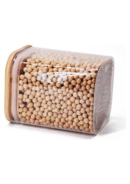 700ML Sızdırmaz Vakumlu Bambu Kapaklı Borosilikat Cam Kavanoz – Hava Geçirmez &amp; Dayanıklı Gıda Saklama Kabı (10CM x 13CM) indirimleri