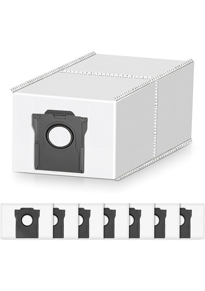 D10 Plus Gen 2 / L10S Plus Robot Süpürge Için 8 Adet Toz Torbası, 4l Büyük Kapasiteli Elektrikli Süpürge Torbası Aksesuarı