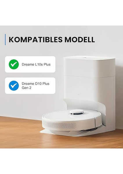 D10 Plus Gen 2 / L10S Plus Robot Süpürge Için 8 Adet Toz Torbası, 4l Büyük Kapasiteli Elektrikli Süpürge Torbası Aksesuarı fiyatları