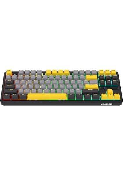 K870T Pro Kablosuz Hot Swap Mekanik Oyun Klavyesi-Rgb - 10 Adet Switch, Tuş ve Switch Sökme Aparatı Hediyeli (K870T Pro Siyah - Blue Switch) modelleri
