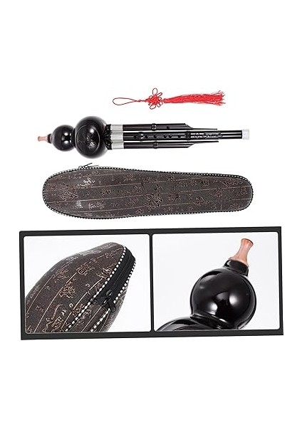 Zarif Cucurbit Flüt 1 Set Yedi Delikli Nefesli Çalgı C Tuşu Yeni Başlayanlar Için Reçine ve Bakırdan Yapılmıştır Rastgele Renk fırsatları