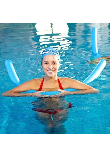Çocuk Yüzme Makarnası | 4 Parça Birinci Sınıf Yüzen Havuz Makarnası Köpük Tüp Epe Malzemeden Üretilmiştir | Süper Kalın Yüzme Havuzu Köpük Makarna Çocuklar ve Yetişkinler Için Uygundur, 6 x 150 cm