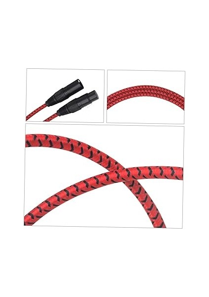 3m Xlr Mikrofon Kablosu Xlr Erkek-Dişi Kablo Kaydı ve Performanslar Için Gürültü Önleyici Teknoloji ile Donatılmış modelleri