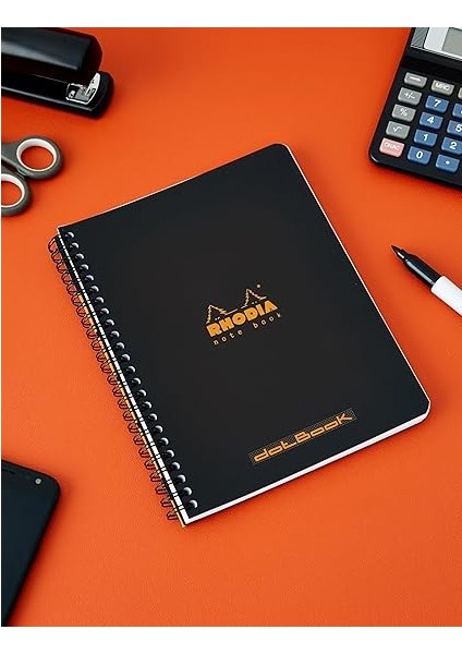 Noktalı Spiralli Defter, Siyah, 160X210 mm indirimleri