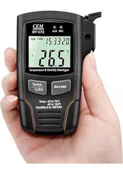 DT-172 Sıcaklık ve Nem Kayıt Cihazı modelleri