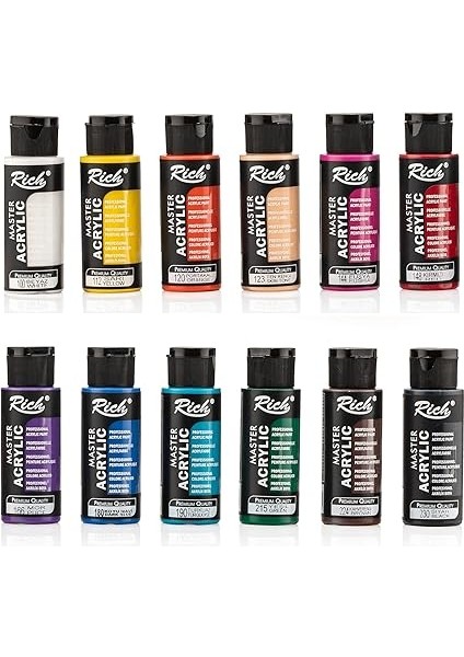 12'li 60 cc Master-Mix Akrilik Set modelleri