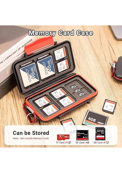 36 Yuvalı Sd Kart Tutucu, 18 Tf + 12 Sd + 6 Cf Hafıza Kartı Tutucu Saklama Cüzdanı, Msd Micro Sd Sdhc Sdxc Sduc Bellek Kartları, Karabinalı, Kompakt ve Taşınabilir fiyatları