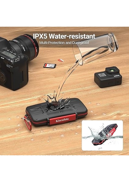 36 Yuvalı Sd Kart Tutucu, 18 Tf + 12 Sd + 6 Cf Hafıza Kartı Tutucu Saklama Cüzdanı, Msd Micro Sd Sdhc Sdxc Sduc Bellek Kartları, Karabinalı, Kompakt ve Taşınabilir modelleri